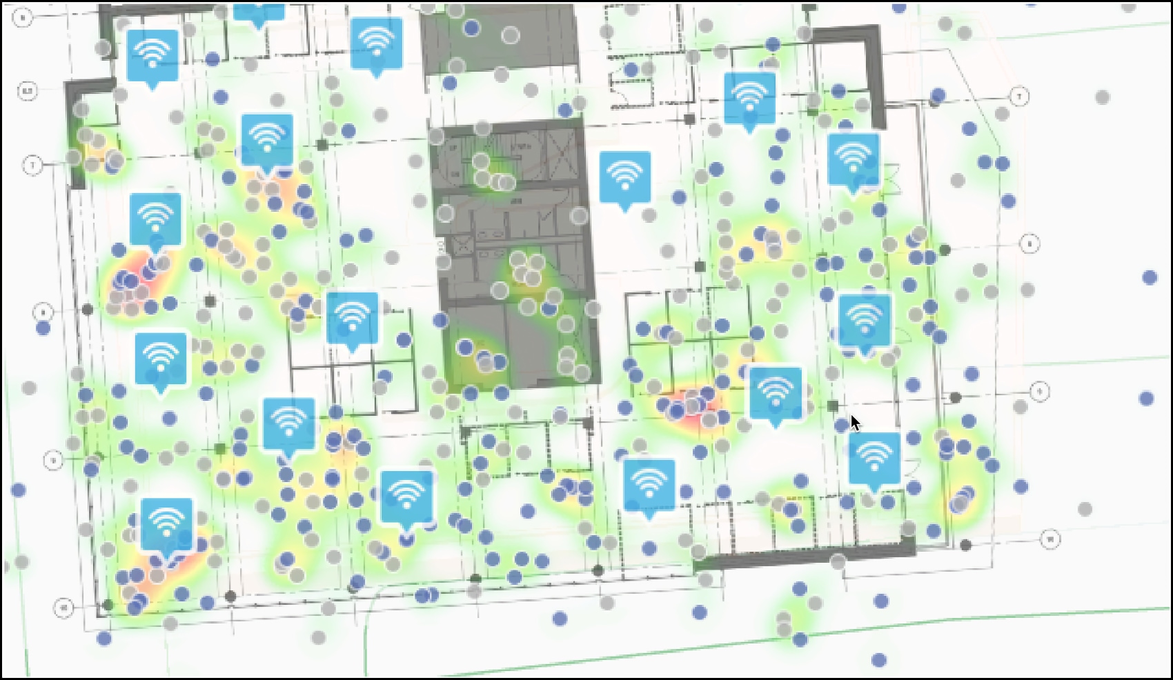 BT Broadband Ultra Meraki Heatmap
