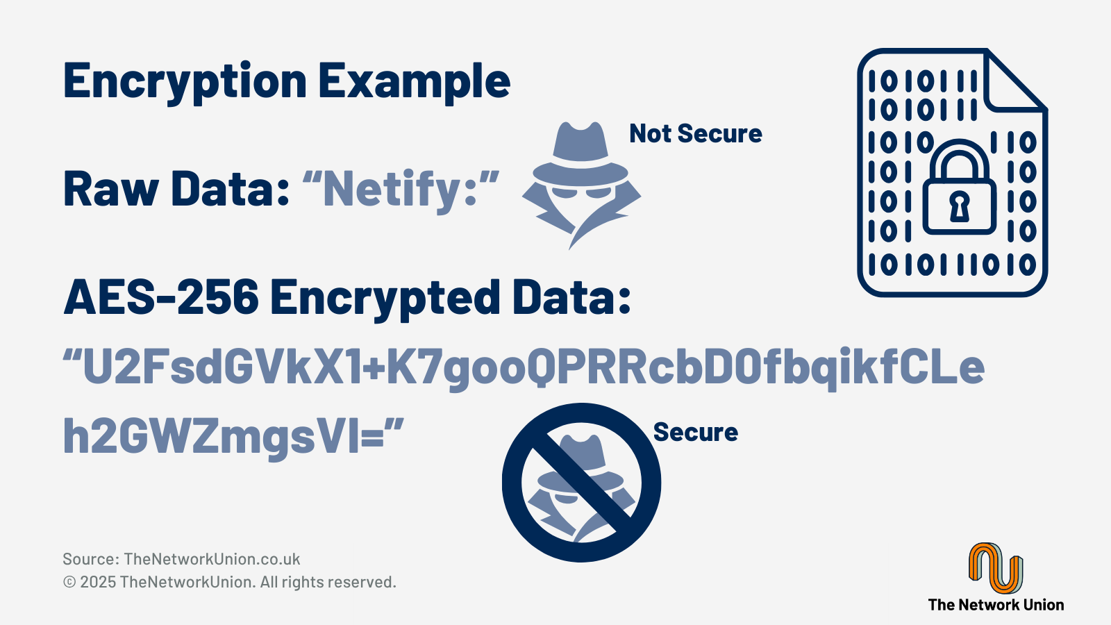Examples of AES-256 Encryption.