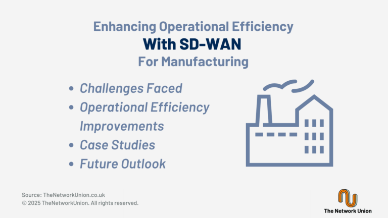 Enhancing Operational Efficiency with SD-WAN for Manufacturing.