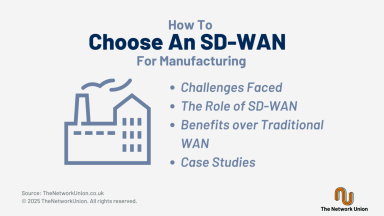 How to Choose an SD-WAN for Manufacturing.