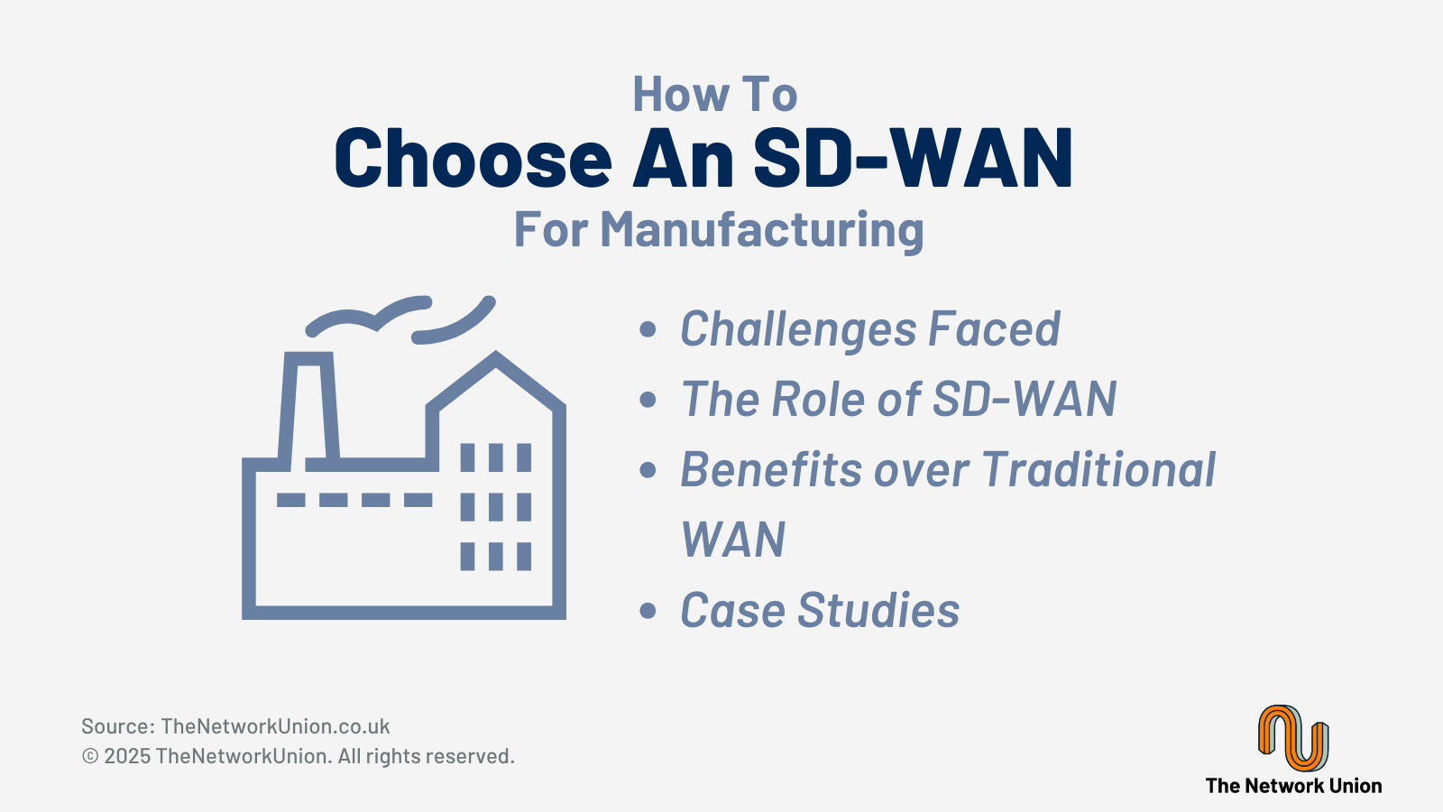 How to Choose an SD-WAN for Manufacturing.
