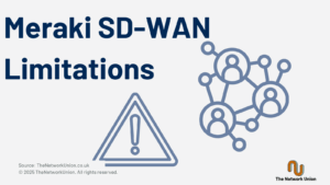 Meraki SD-WAN Limitations.