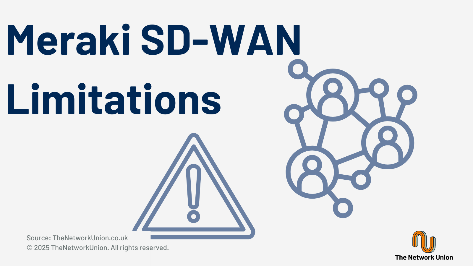 Meraki SD-WAN Limitations.